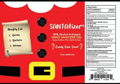 Santatizer Gel (Santa 80 1 Litre)